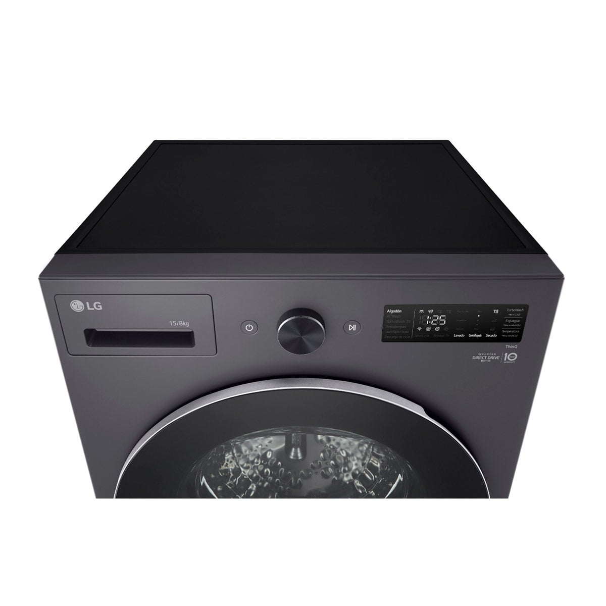 LAVADORA SECADORA LG WD15EGNTSPG 15KG 8KG GRAFITO - 12