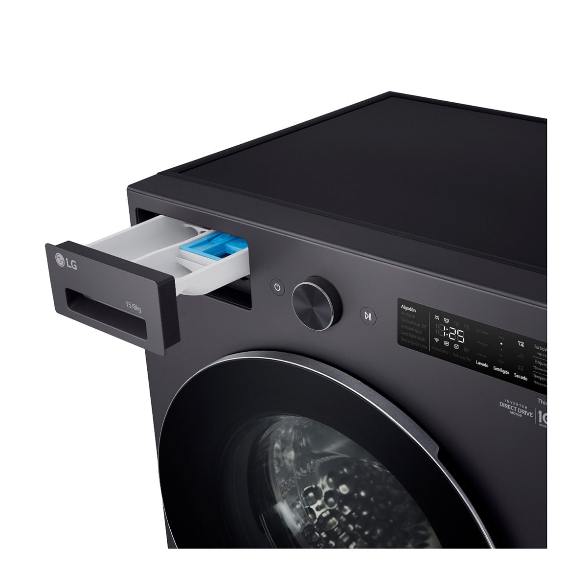 LAVADORA SECADORA LG WD15EGNTSPG 15KG 8KG GRAFITO - 4