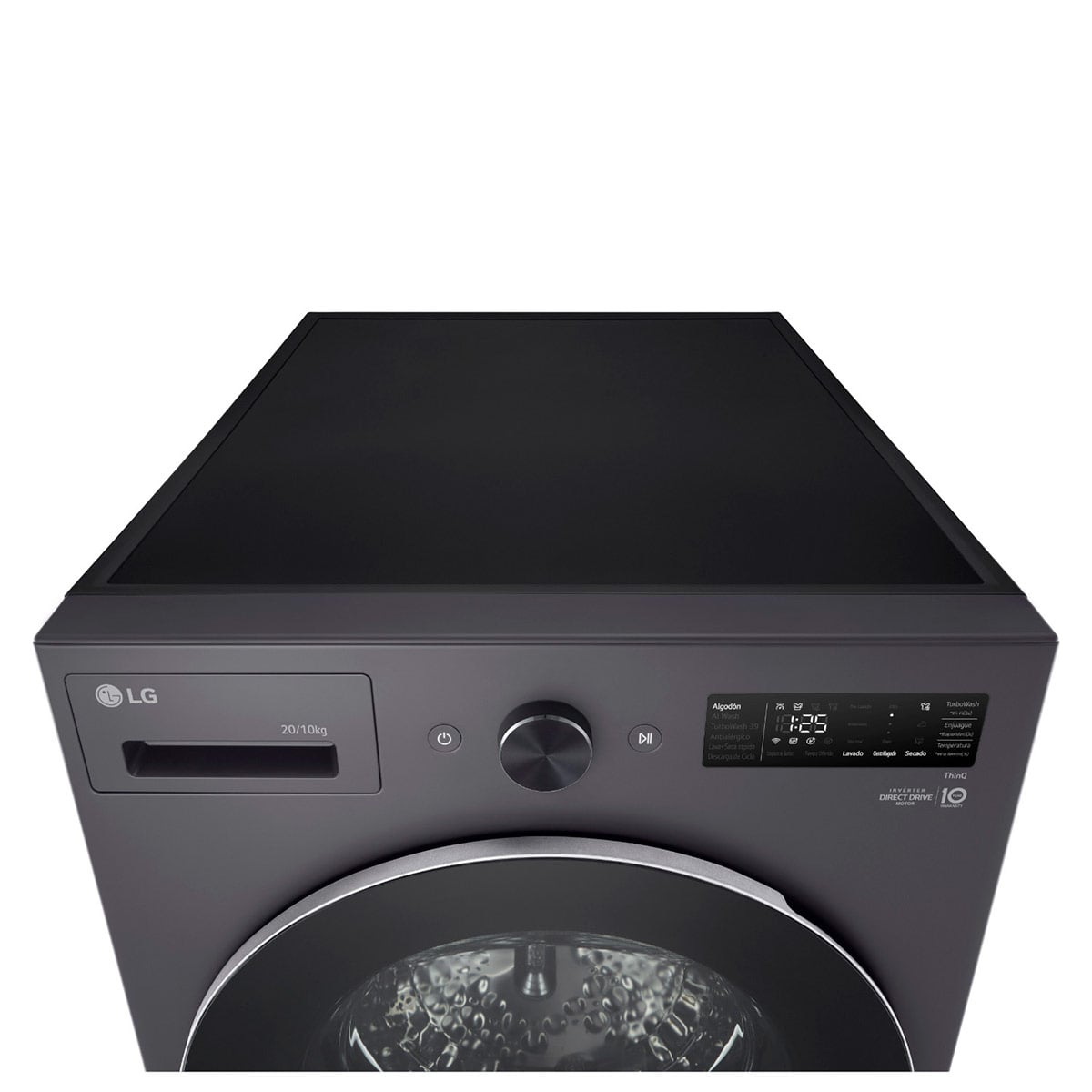LAVADORA SECADORA LG WD20EGNTSPG 20KG 10KG GRAFITO - 6