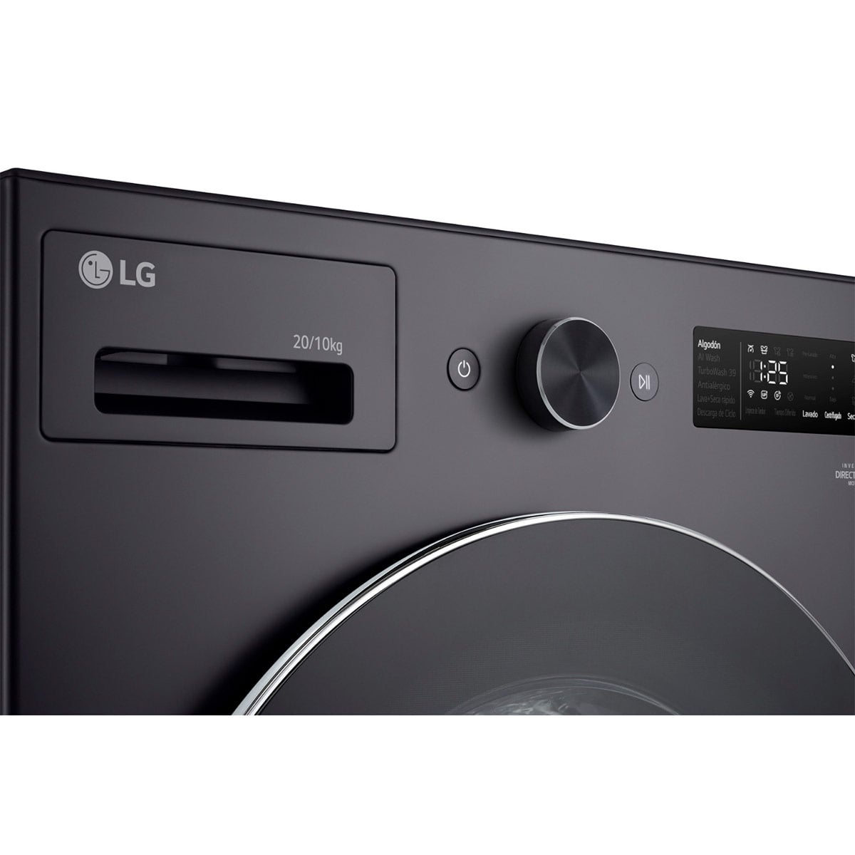 LAVADORA SECADORA LG WD20EGNTSPG 20KG 10KG GRAFITO - 7