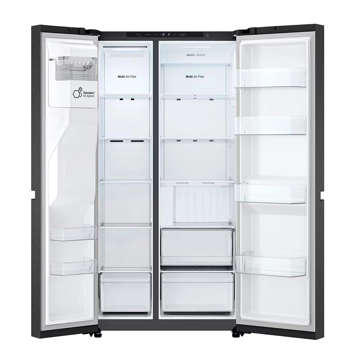 REFRIGERADOR SIDE BY SIDE LG GS66SPM 638L NO FROST GRAFITO - 2