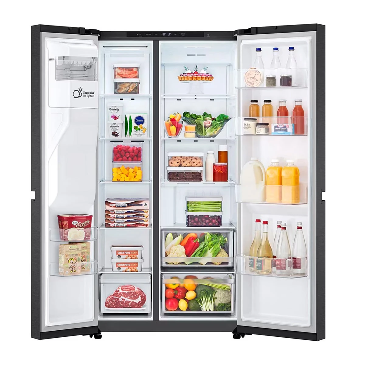 REFRIGERADOR SIDE BY SIDE LG GS66SPM 638L NO FROST GRAFITO - 3