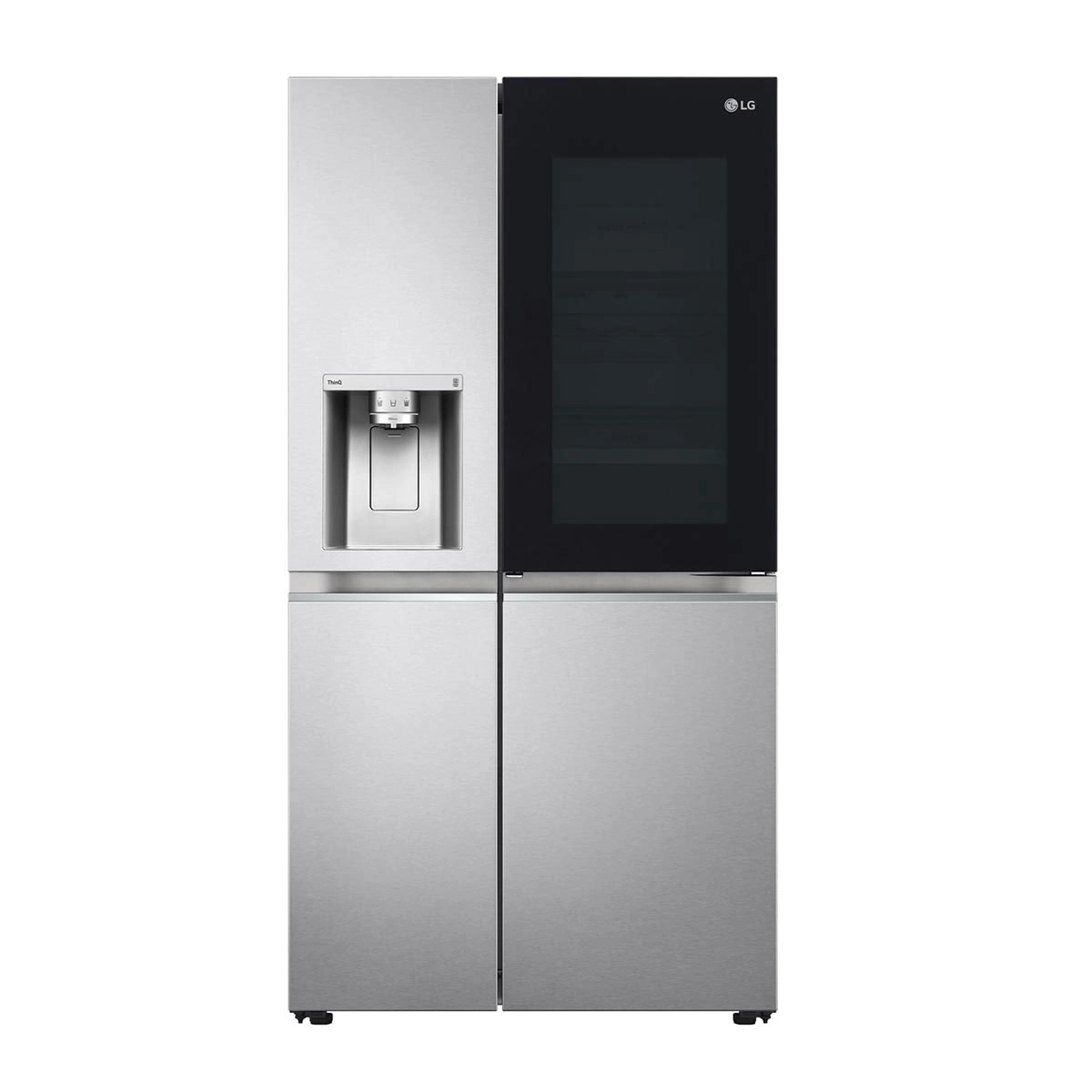 REFRIGERADOR SIDE BY SIDE LG GS66SXNC 635L NO FROST PLATA - 2