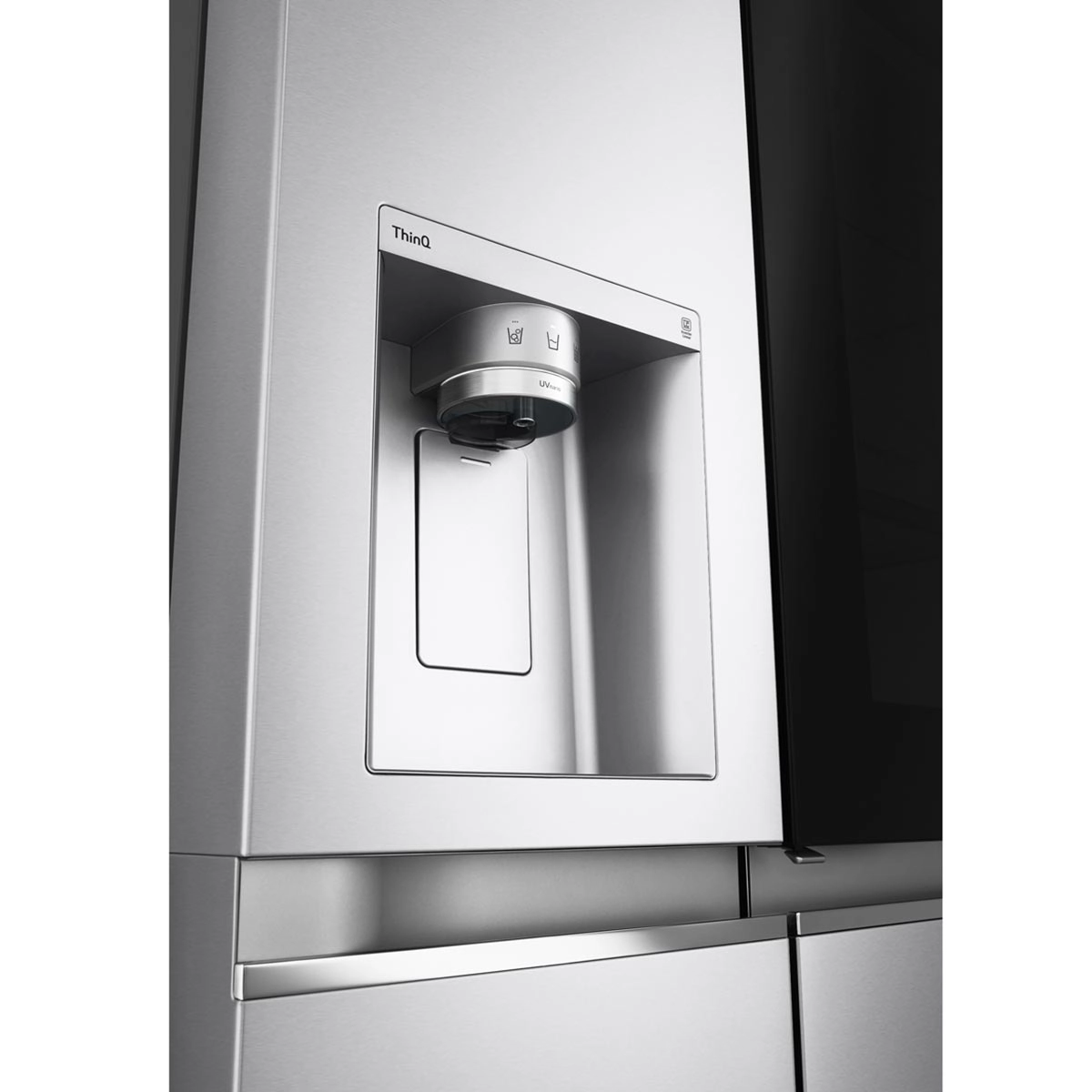 REFRIGERADOR SIDE BY SIDE LG GS66SXNC 635L NO FROST PLATA - 9