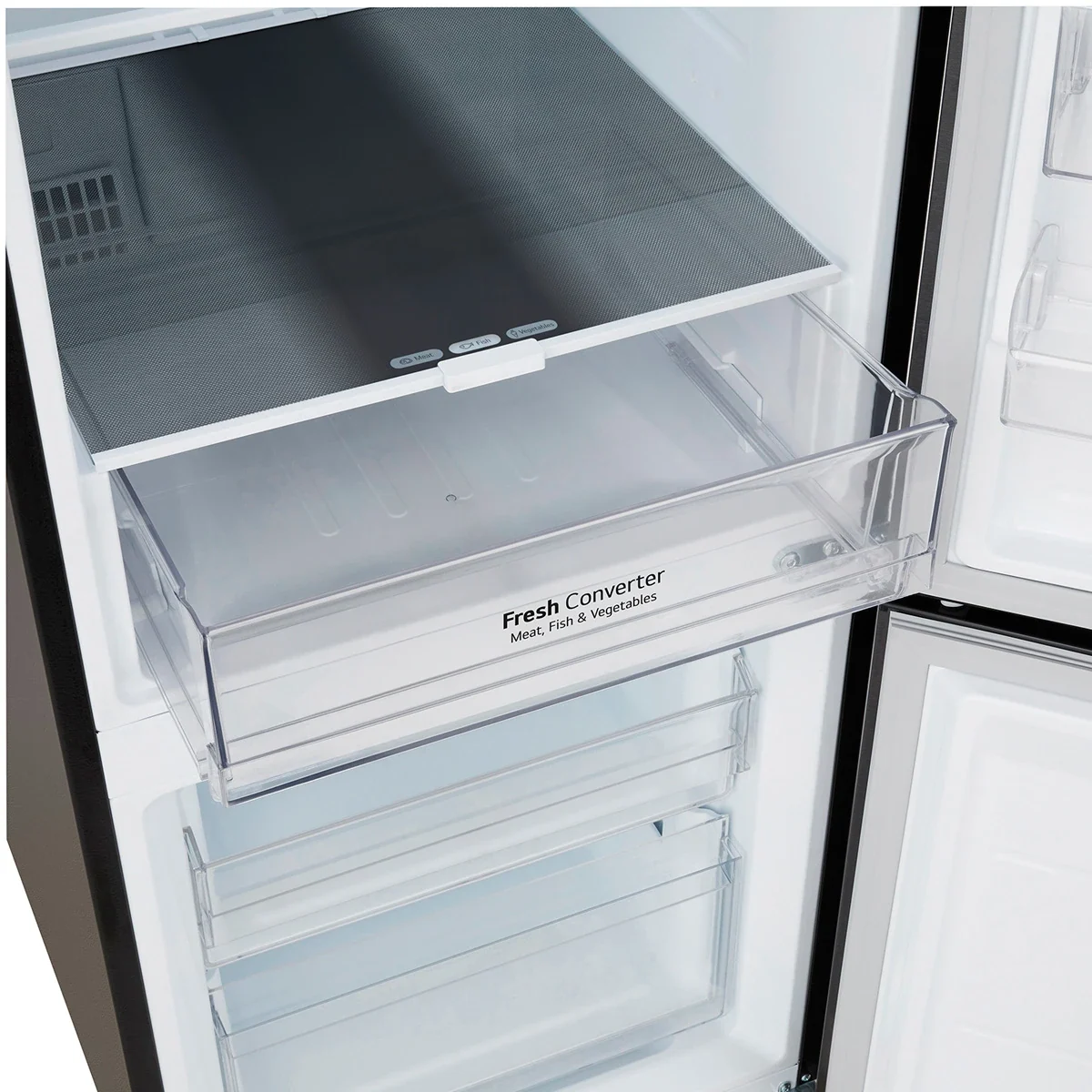 REFRIGERADOR BOTTOM FREEZER LG GB34BPM 335L NO FROST GRAFITO - 7