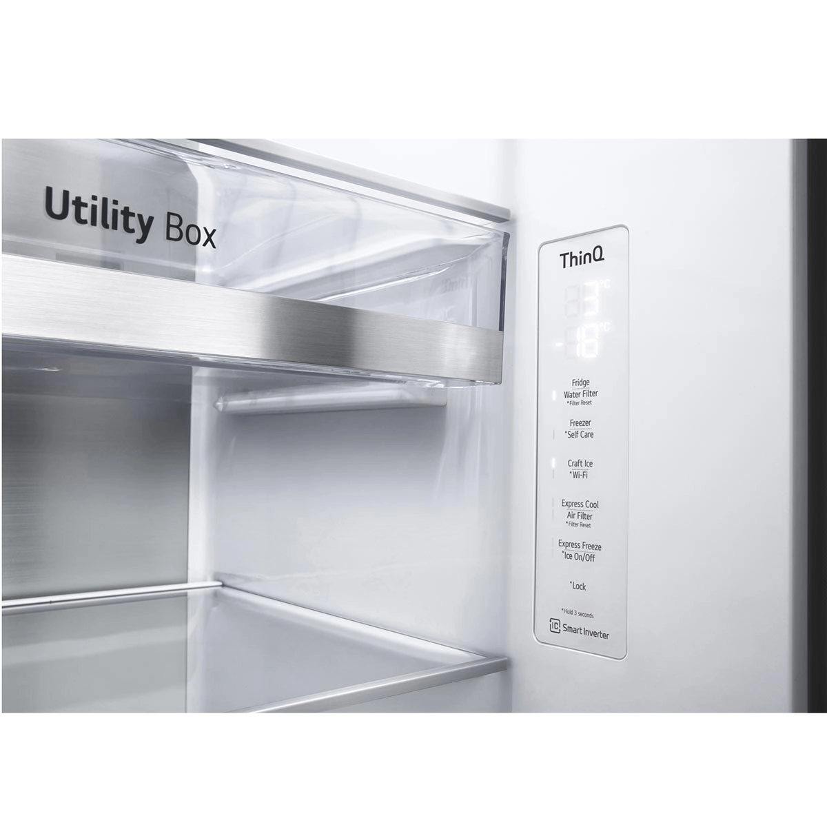 REFRIGERADOR SIDE BY SIDE LG GS66SXTC 635L NO FROST GRAFITO - 11