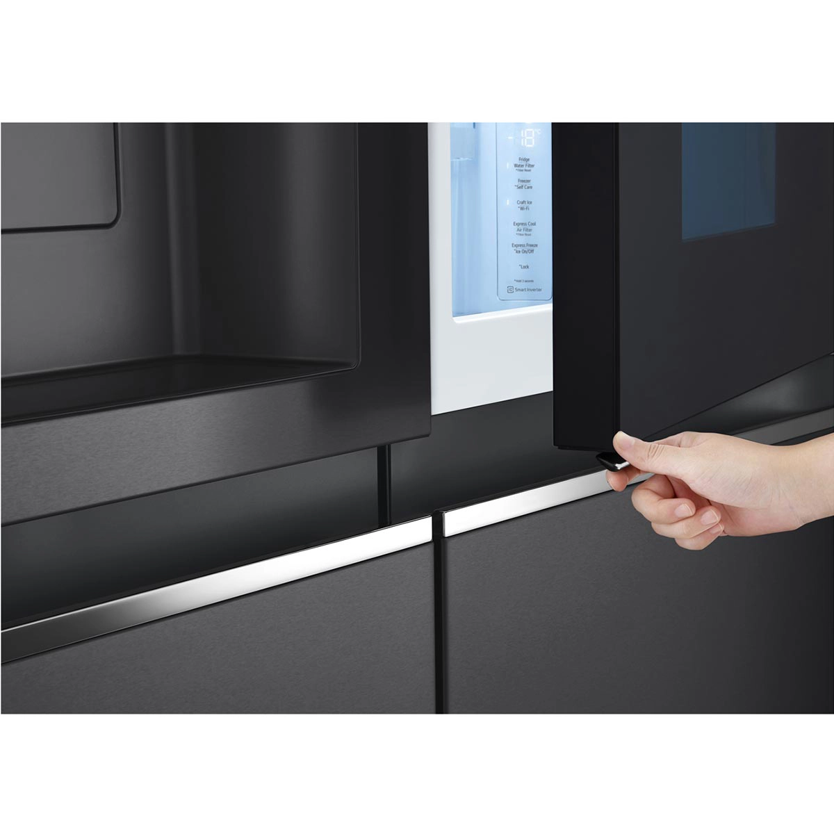 REFRIGERADOR SIDE BY SIDE LG GS66SXTC 635L NO FROST GRAFITO - 13
