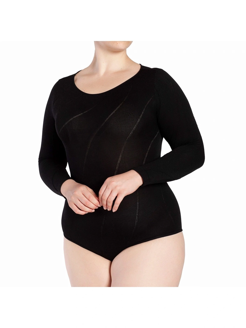CAMISETA MUJER MONARCH NEGRO LASST ESCOTE POLO - 3