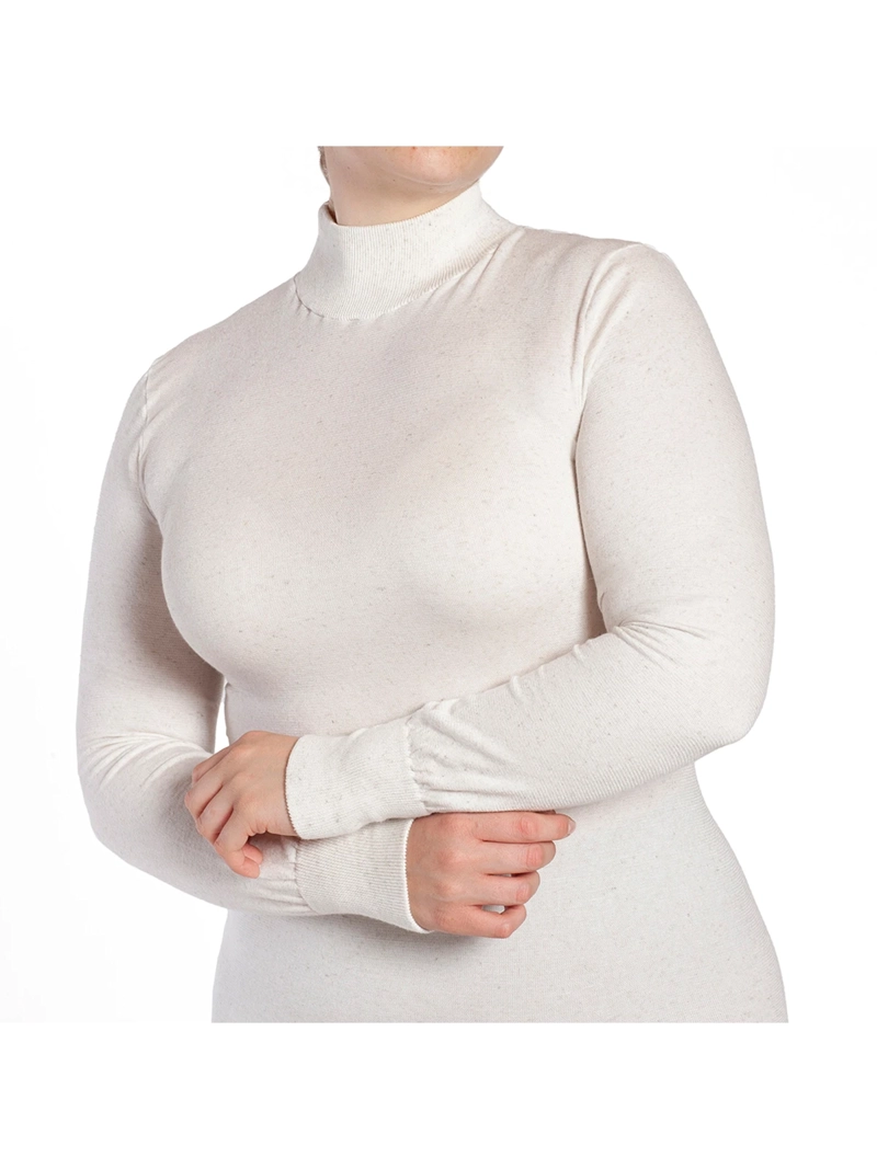 CAMISETA LINO MUJER MONARCH BEIGE BEATLE - 3