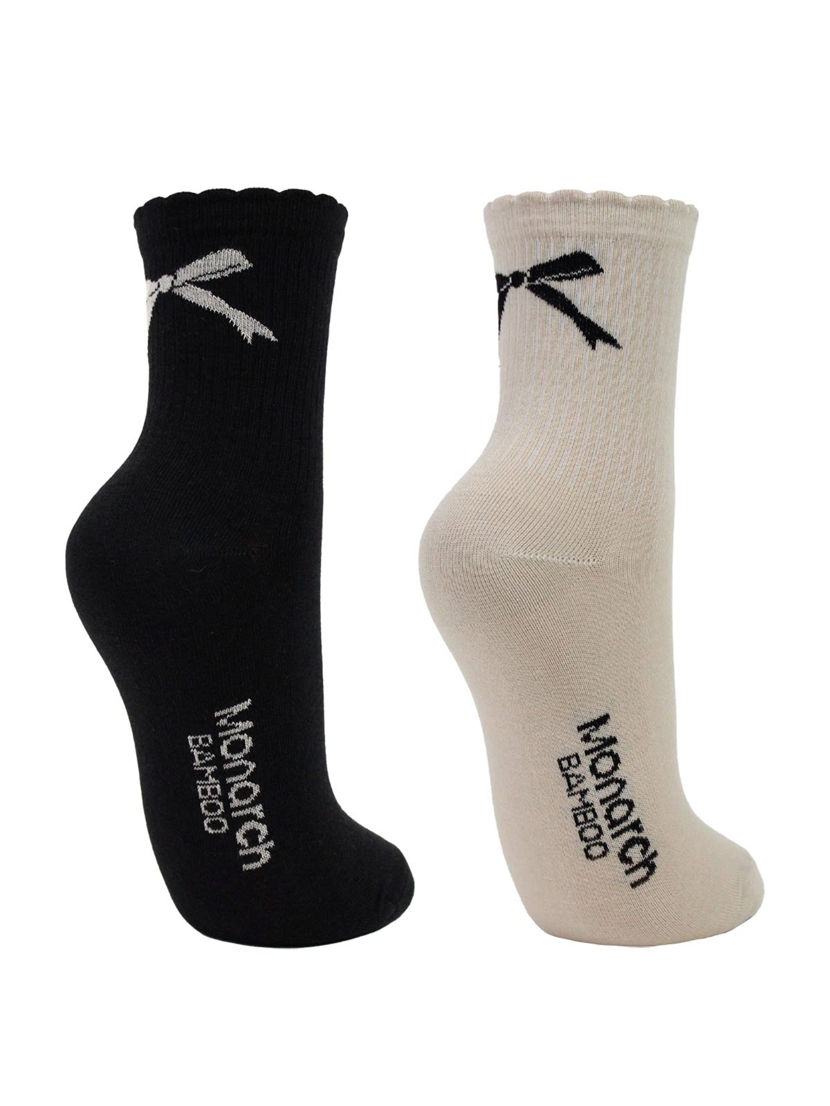 BIPACK CALCETINES MONARCH BAMBOO CINTA - 2