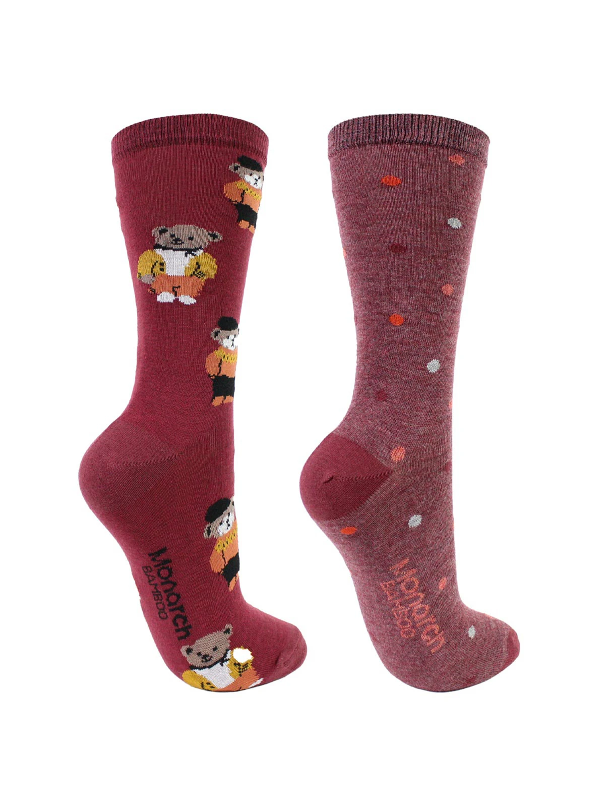 BIPACK CALCETINES MONARCH BAMBOO OSITO - 2