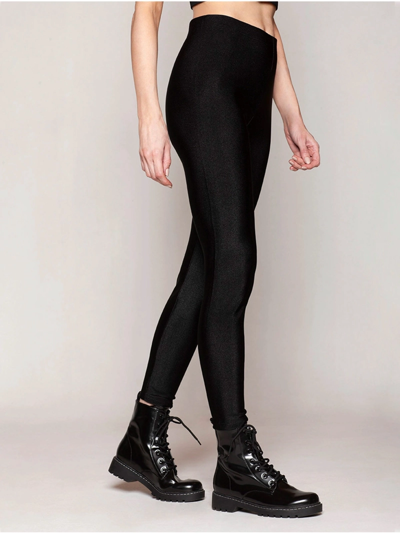 LEGGINS MUJER MONARCH NEGRO SATINADO - 2