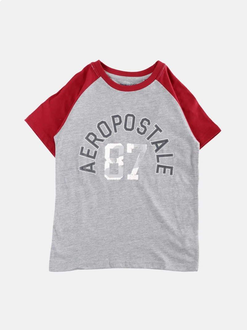 POLERA MANGA CORTA NIÑO AEROPOSTALE RAGLAN - 1