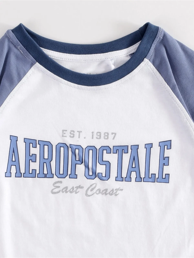 POLERA MANGA CORTA NIÑA AEROPOSTALE RAGLAN - 3