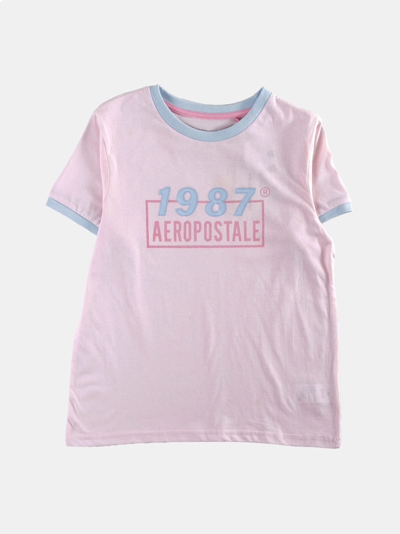 POLERA MANGA CORTA NIÑA AEROPOSTALE RINGER - 1