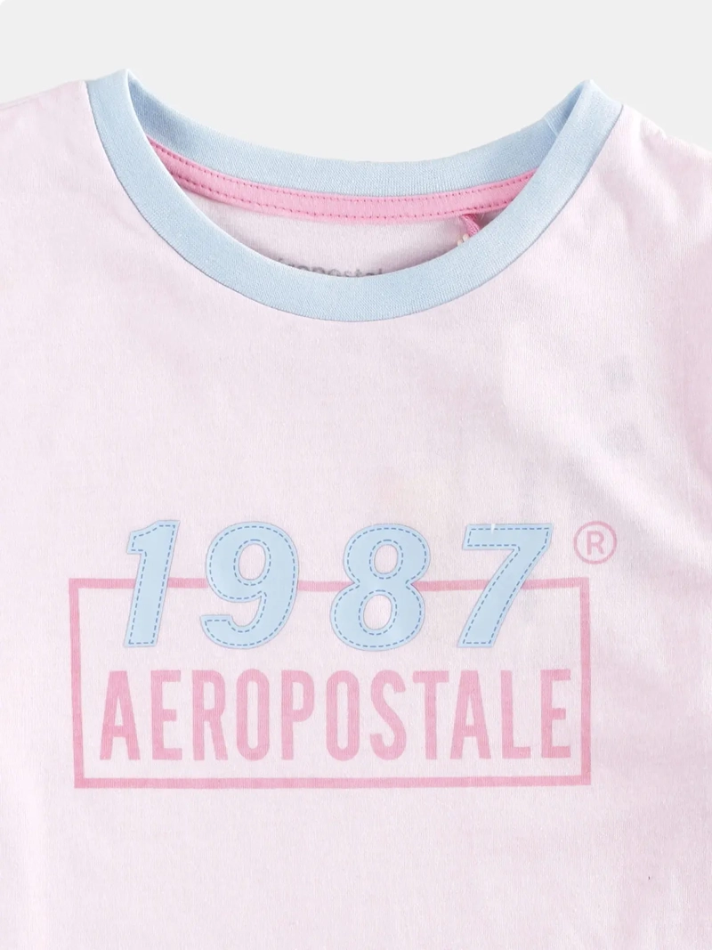 POLERA MANGA CORTA NIÑA AEROPOSTALE RINGER - 3
