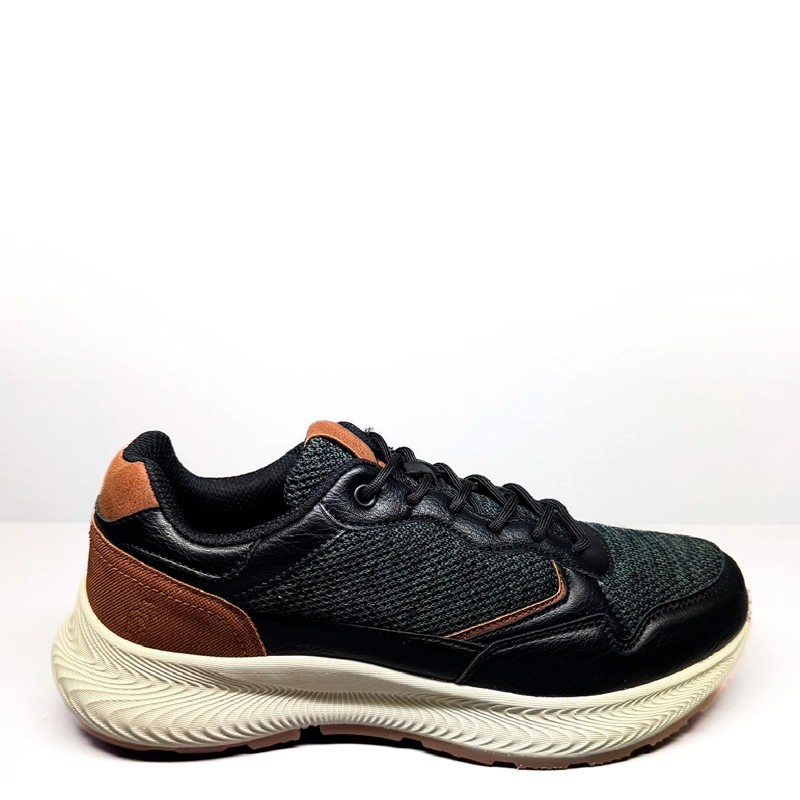 ZAPATILLAS HOMBRE JARMAN CASUALES NEGRO CT051301 - 1