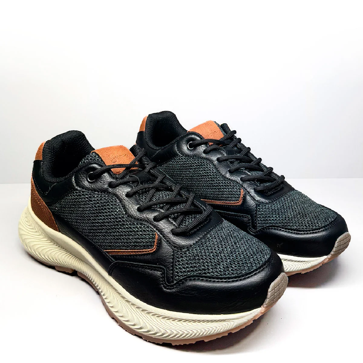 ZAPATILLAS HOMBRE JARMAN CASUALES NEGRO CT051301 - 2