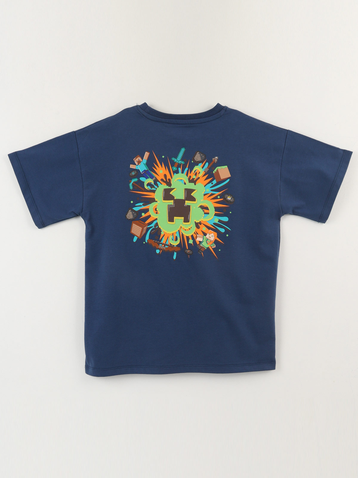 POLERA MANGA CORTA NIÑO MINECRAFT - 2
