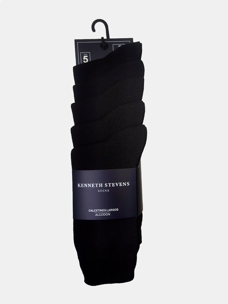 PACK X5 CALCETINES ALGODÓN HOMBRE KENNETH STEVENS - 3