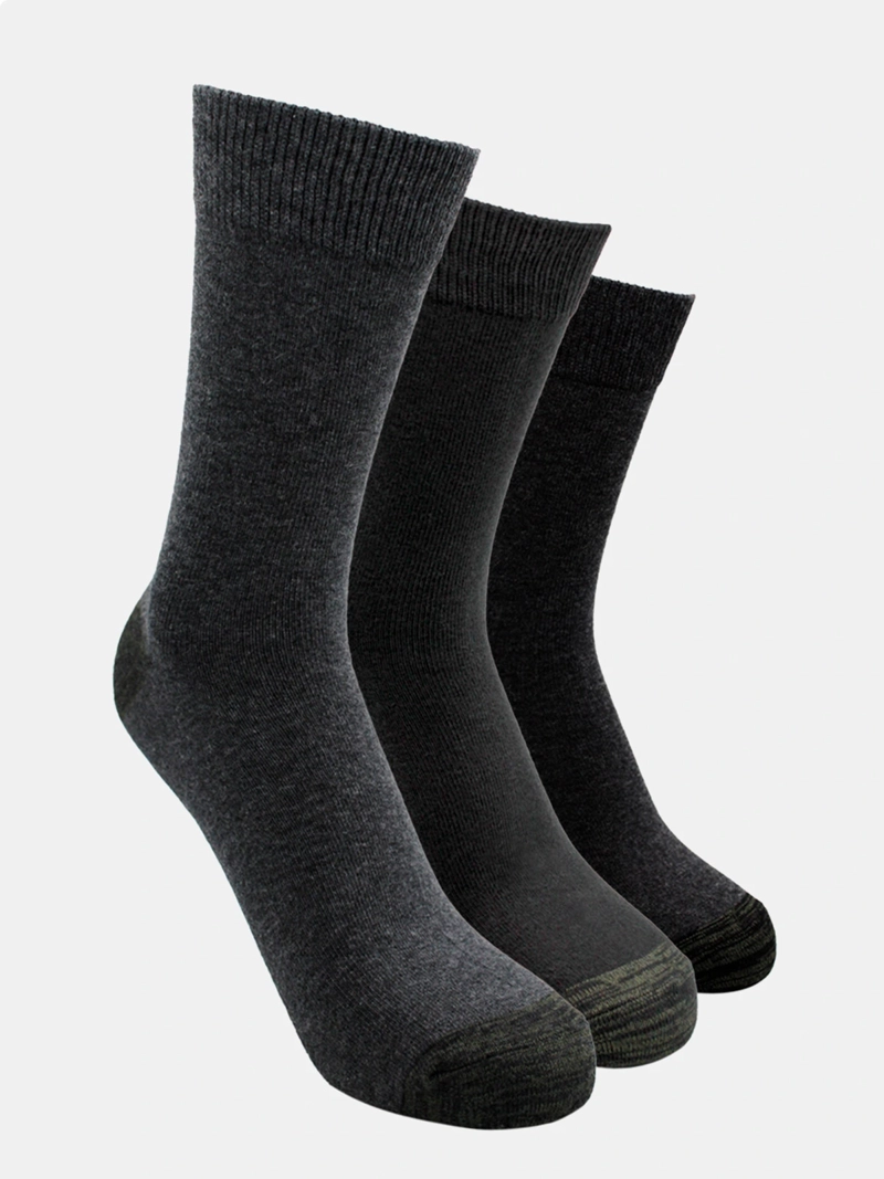 PACK X3 CALCETINES ALGODÓN HOMBRE REGATTA - 1