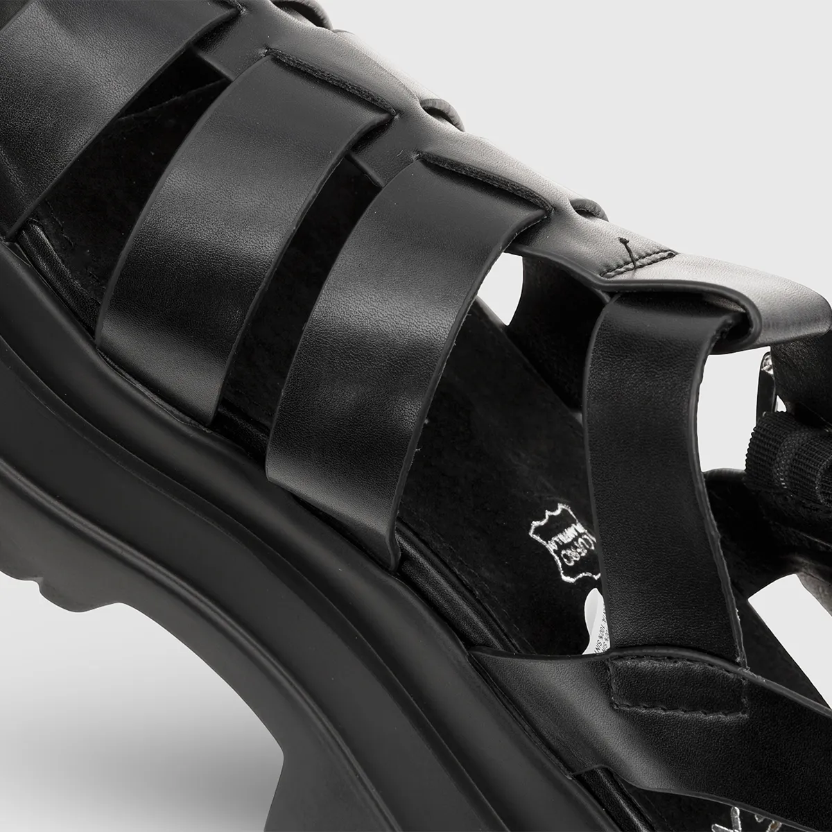 SANDALIAS MUJER INDEX CASUAL NEGRO IMORAN - 5
