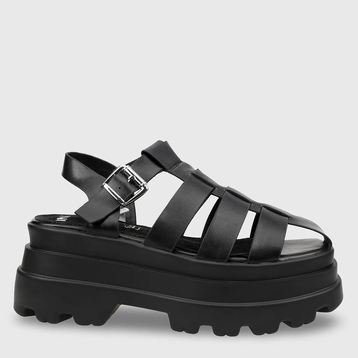 SANDALIAS MUJER INDEX CASUAL NEGRO IMORAN - 1