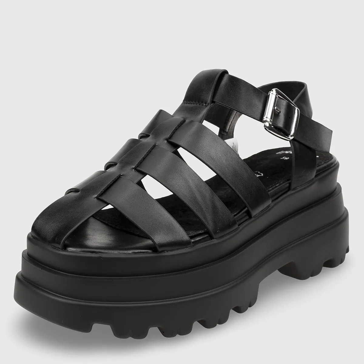 SANDALIAS MUJER INDEX CASUAL NEGRO IMORAN - 3