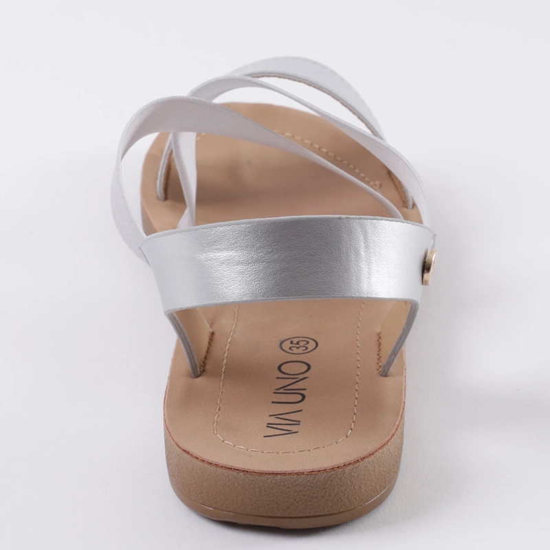 SANDALIAS MUJER VIA UNO DORADO 22601646   - 5