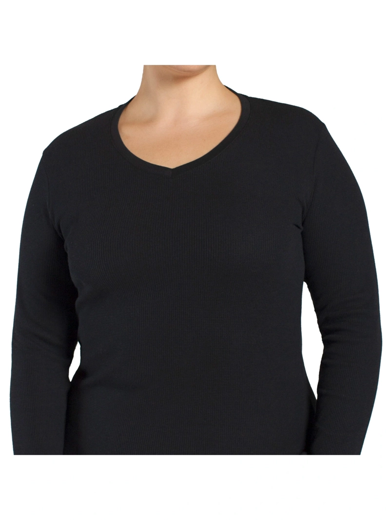 CAMISETA MUJER MONARCH MICROPANAL CUELLO V TÉRMICA - 3