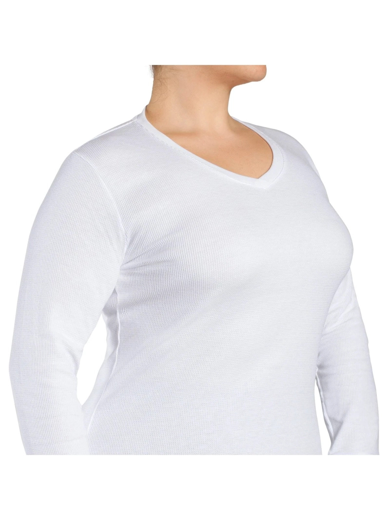 CAMISETA MUJER MONARCH MICROPANAL CUELLO V TÉRMICA - 4