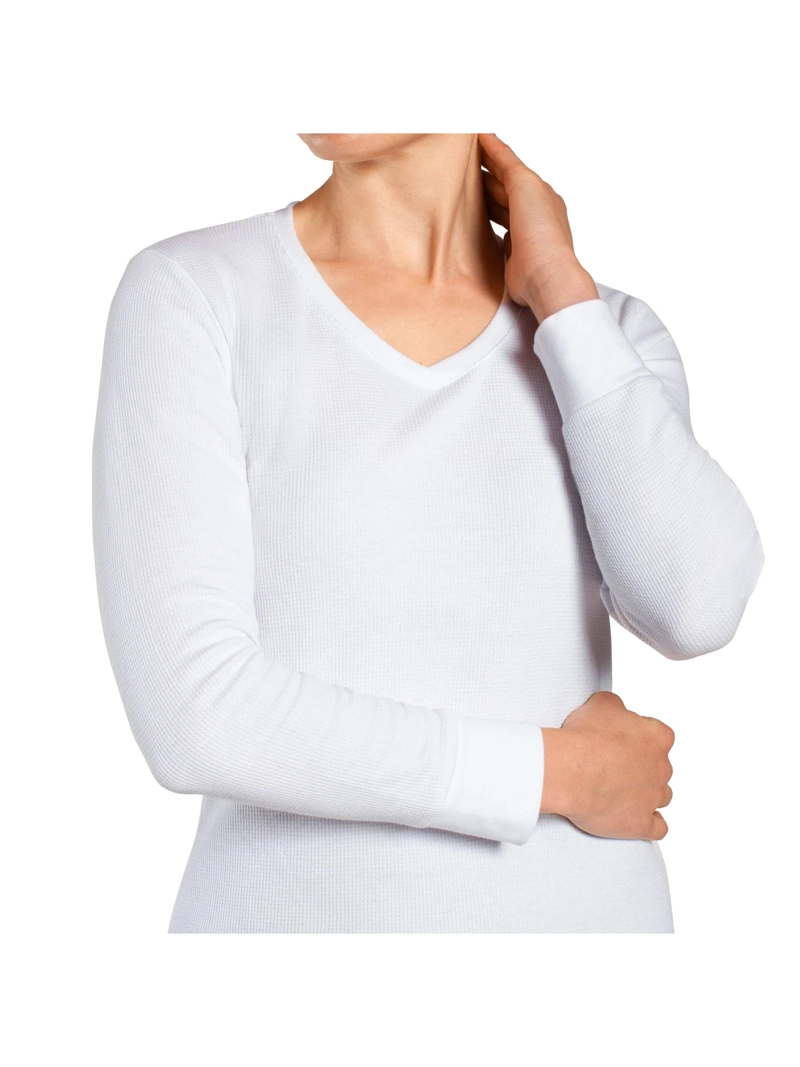 CAMISETA MUJER MONARCH MICROPANAL CUELLO V TÉRMICA - 6