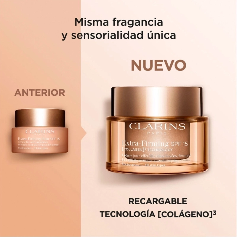TRATAMIENTO ANTIEDAD CLARINS 50ML EXTRA-FIRMING DAY CREAM ALL SKIN TYPE - 5