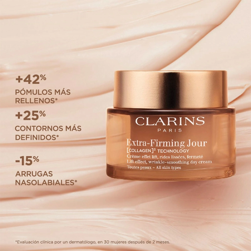 TRATAMIENTO ANTIEDAD CLARINS 50ML EXTRA-FIRMING DAY CREAM ALL SKIN TYPE REFILL - 3