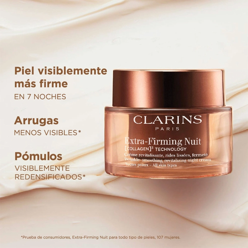 TRATAMIENTO ANTIEDAD CLARINS 50ML EXTRA-FIRMING NIGHT CREAM ALL SKIN TYPE - 2