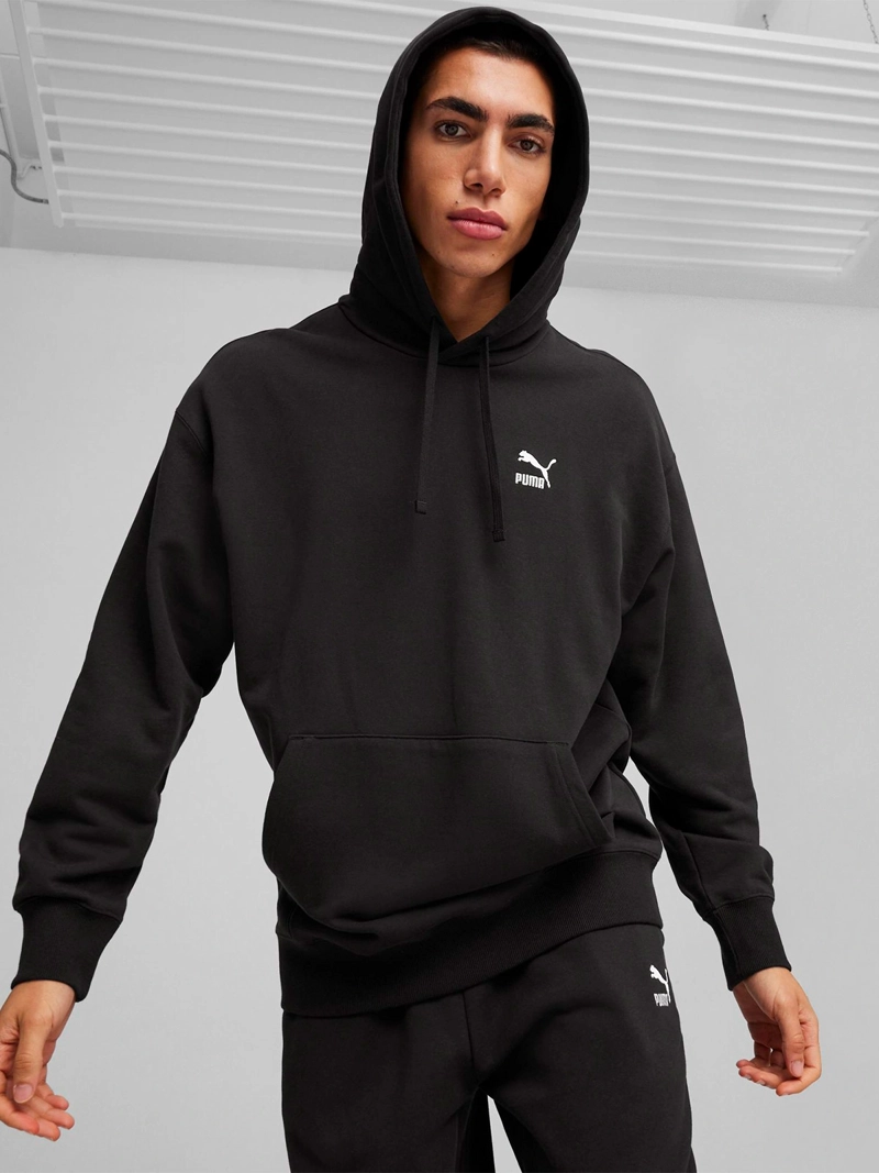 POLERÓN CON CAPUCHA HOMBRE PUMA 624241 NEGRO BETTER CLASSICS - 2