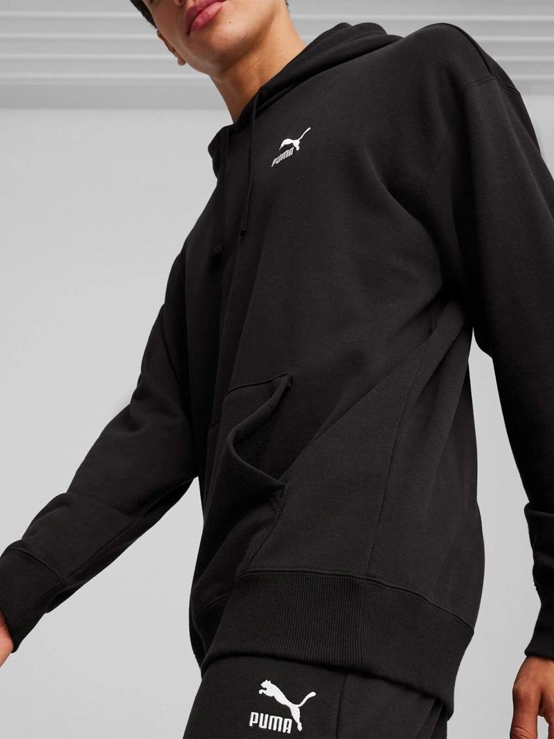 POLERÓN CON CAPUCHA HOMBRE PUMA 624241 NEGRO BETTER CLASSICS - 3