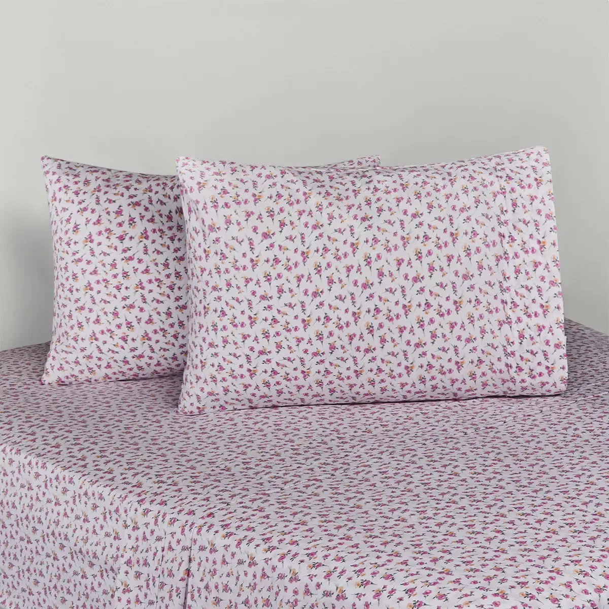 JUEGO DE SÁBANAS RIPLEY HOME ESTAMPADA 144 HILOS KING FLORCITAS - 1