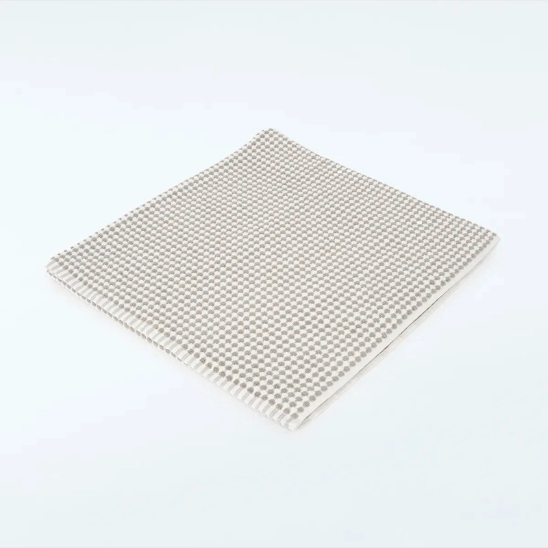 TOALLA DE BAÑO MAISON LINETT POPCORN GRIS - 1