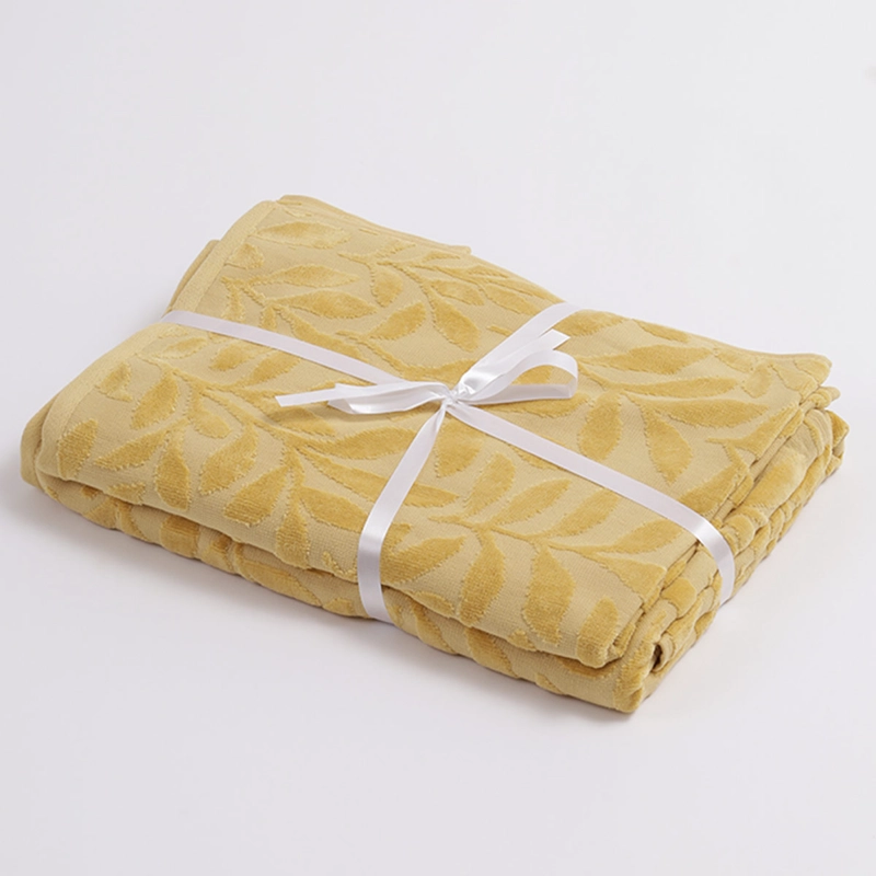 SET TOALLAS RIPLEY HOME JACQUARD MAMA MOSTAZA - 1