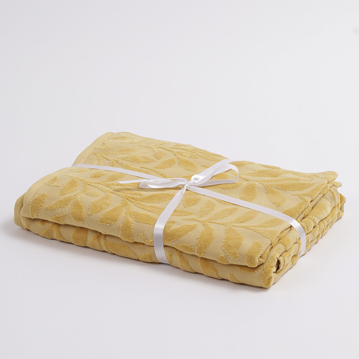 SET TOALLAS RIPLEY HOME JACQUARD MAMA MOSTAZA - 2