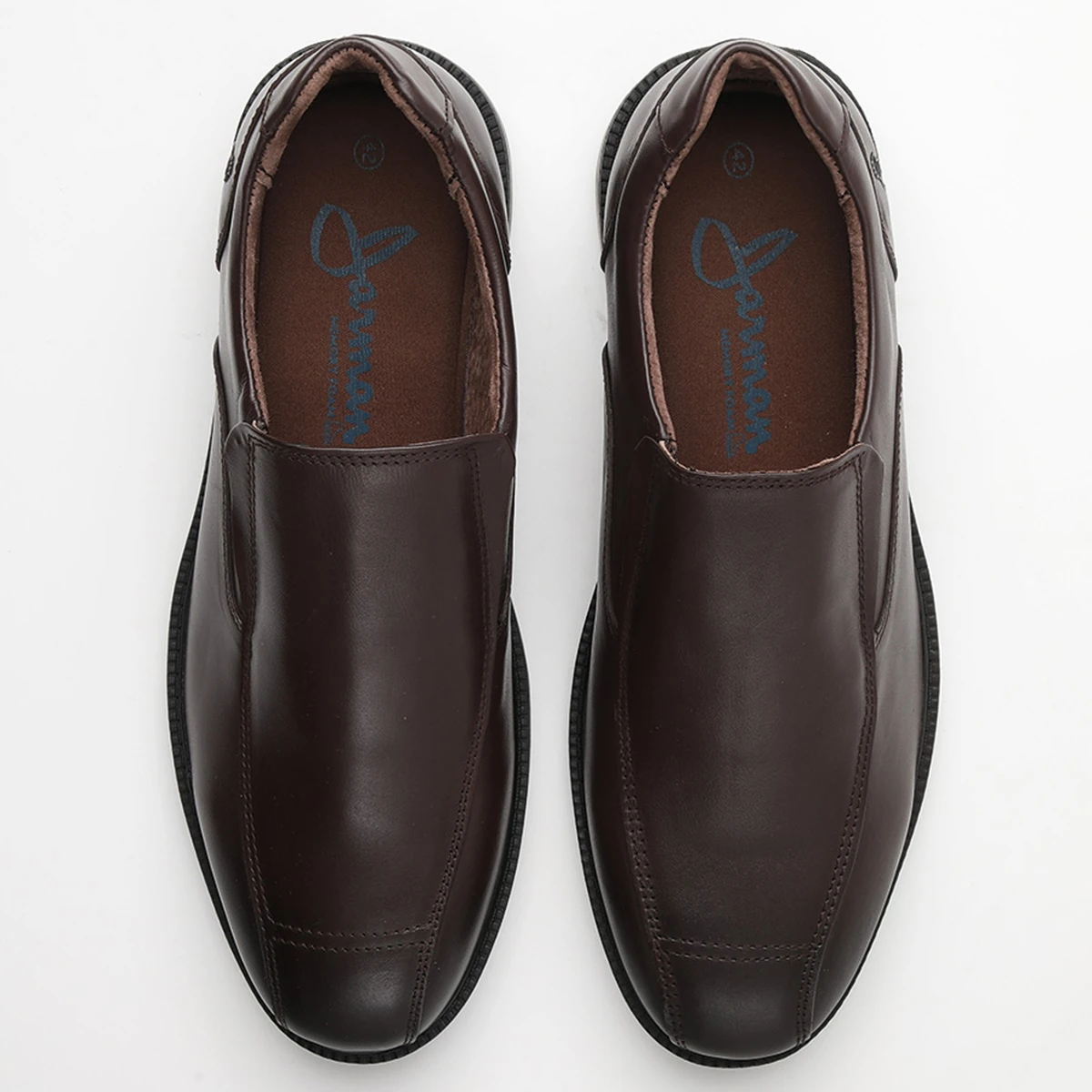 ZAPATOS HOMBRE JARMAN CUERO CAFÉ LJBSS25001 - 3