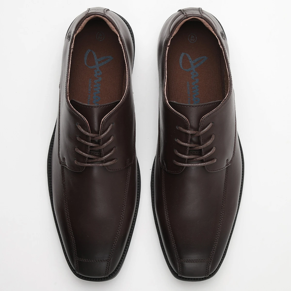 ZAPATOS HOMBRE JARMAN CUERO CAFÉ LJBSS25003 - 3