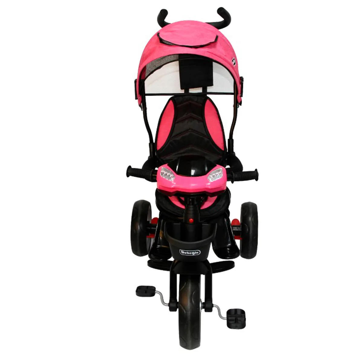 COCHE TRICICLO BEBEGLO FUCSIA COCHE TRICILO BT ST RS-4080 - 5