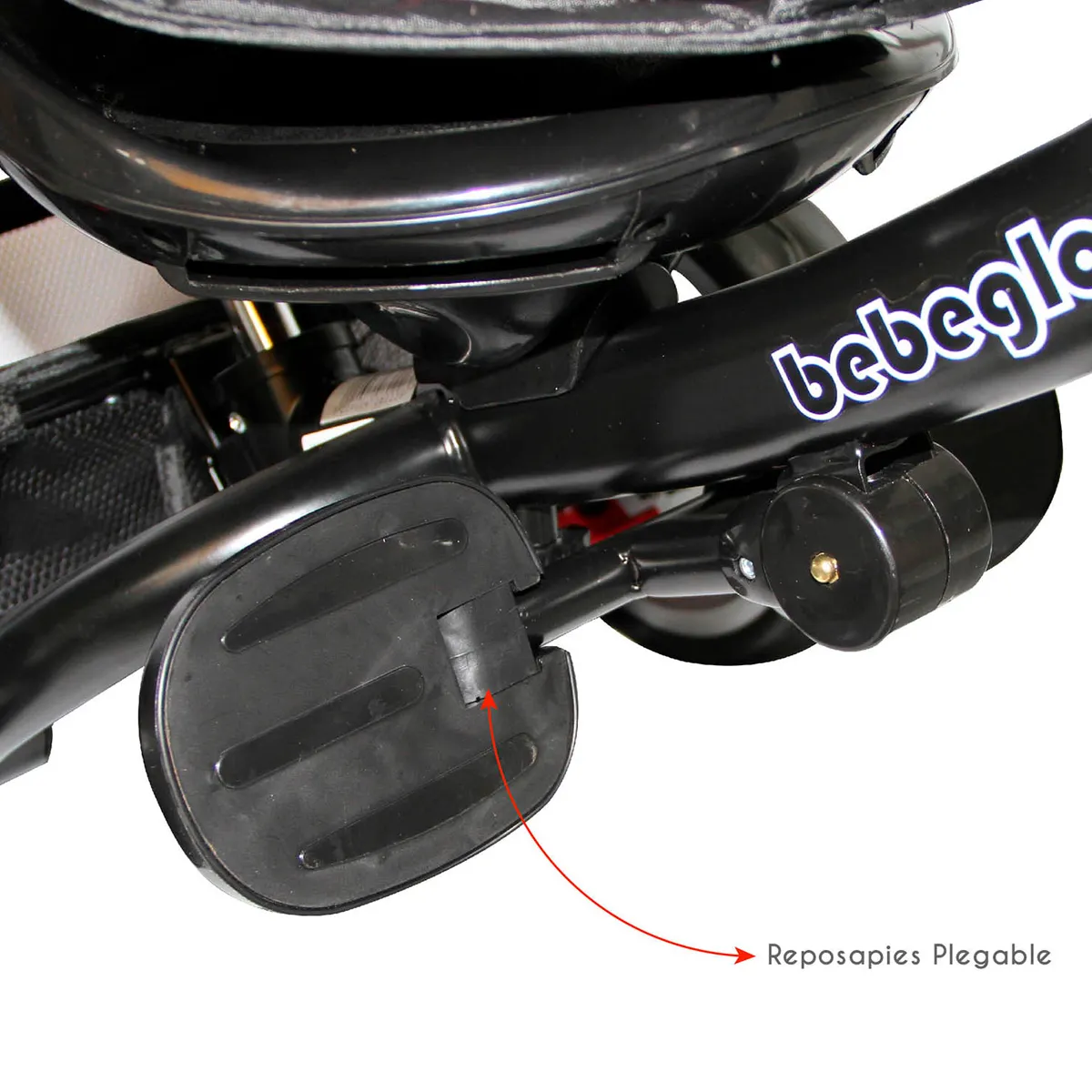 COCHE TRICICLO BEBEGLO TURQUESA COCHE TRICILO BT ST RS-4080 - 12