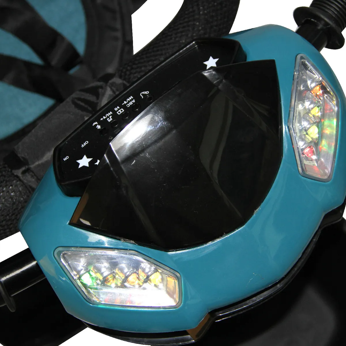 COCHE TRICICLO BEBEGLO TURQUESA COCHE TRICILO BT ST RS-4080 - 9