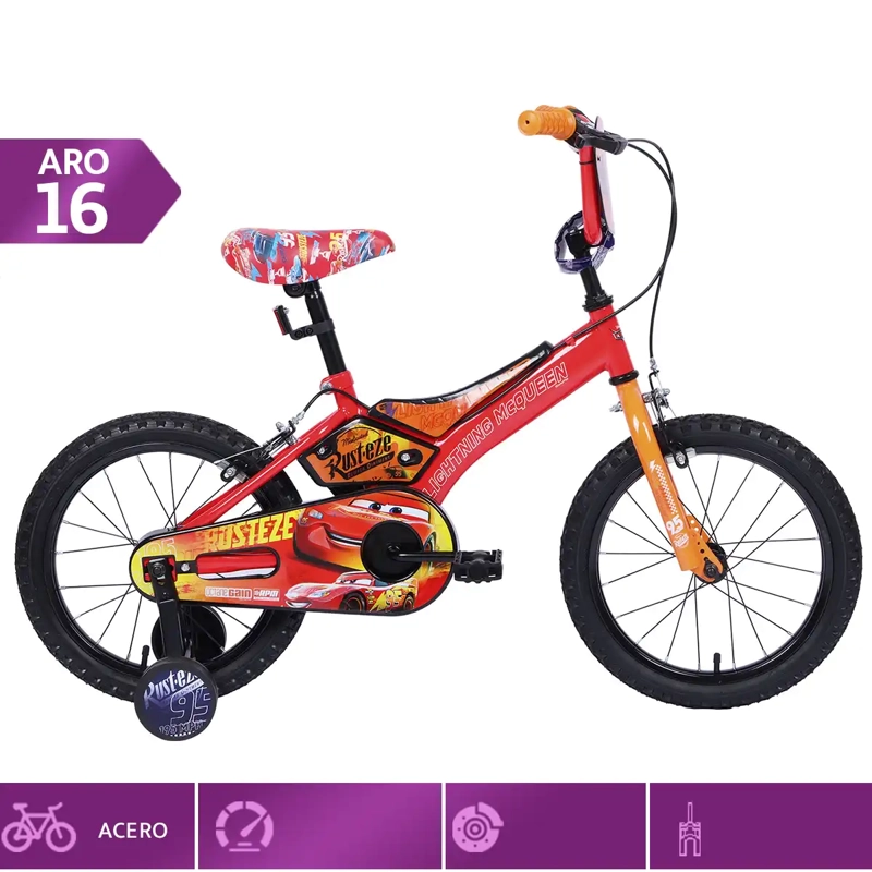 BICICLETA INFANTIL DISNEY CARS ARO 16 - 1