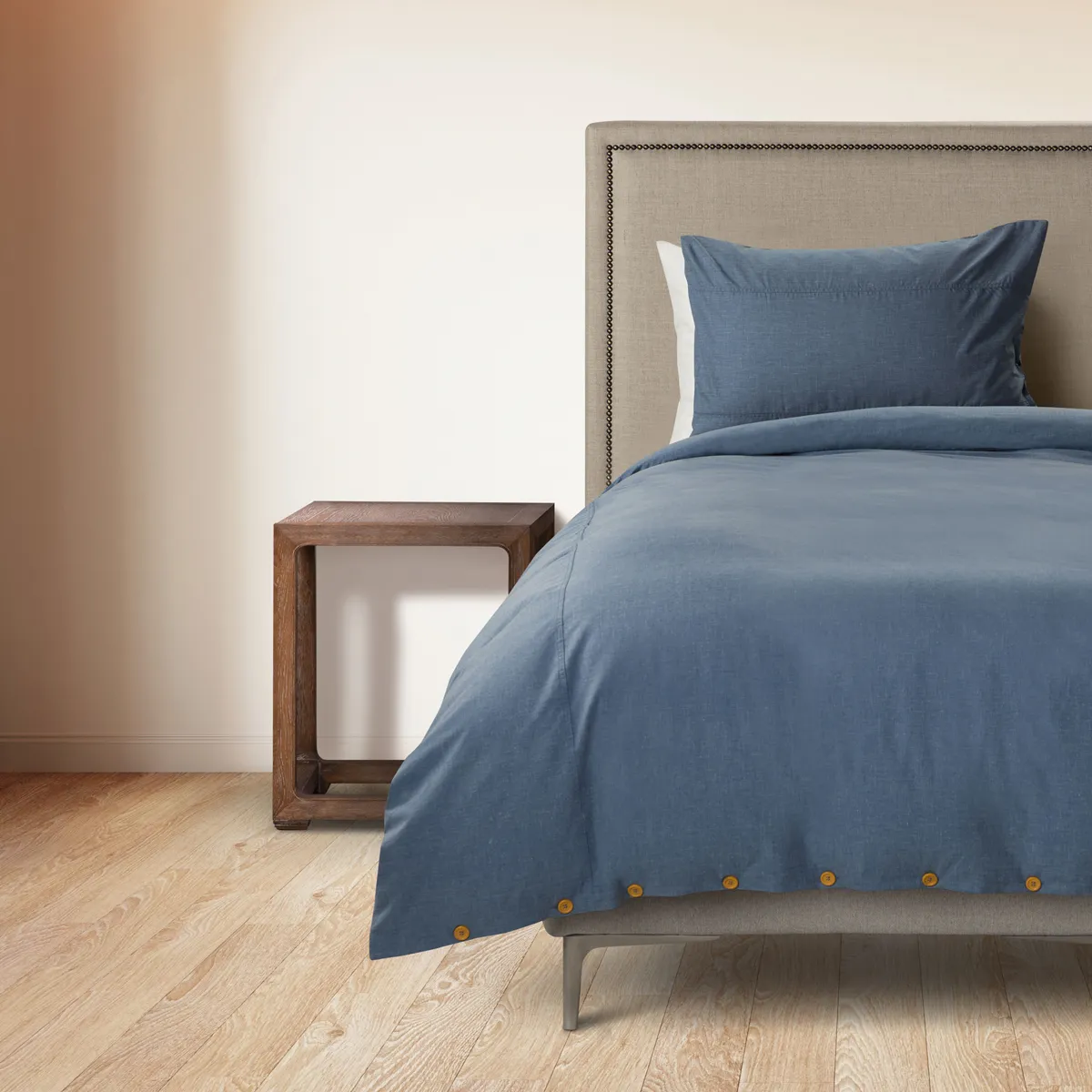 FUNDA PLUMÓN ROSEN 1.5 PLAZAS 240 X 185 CM AZUL - 1