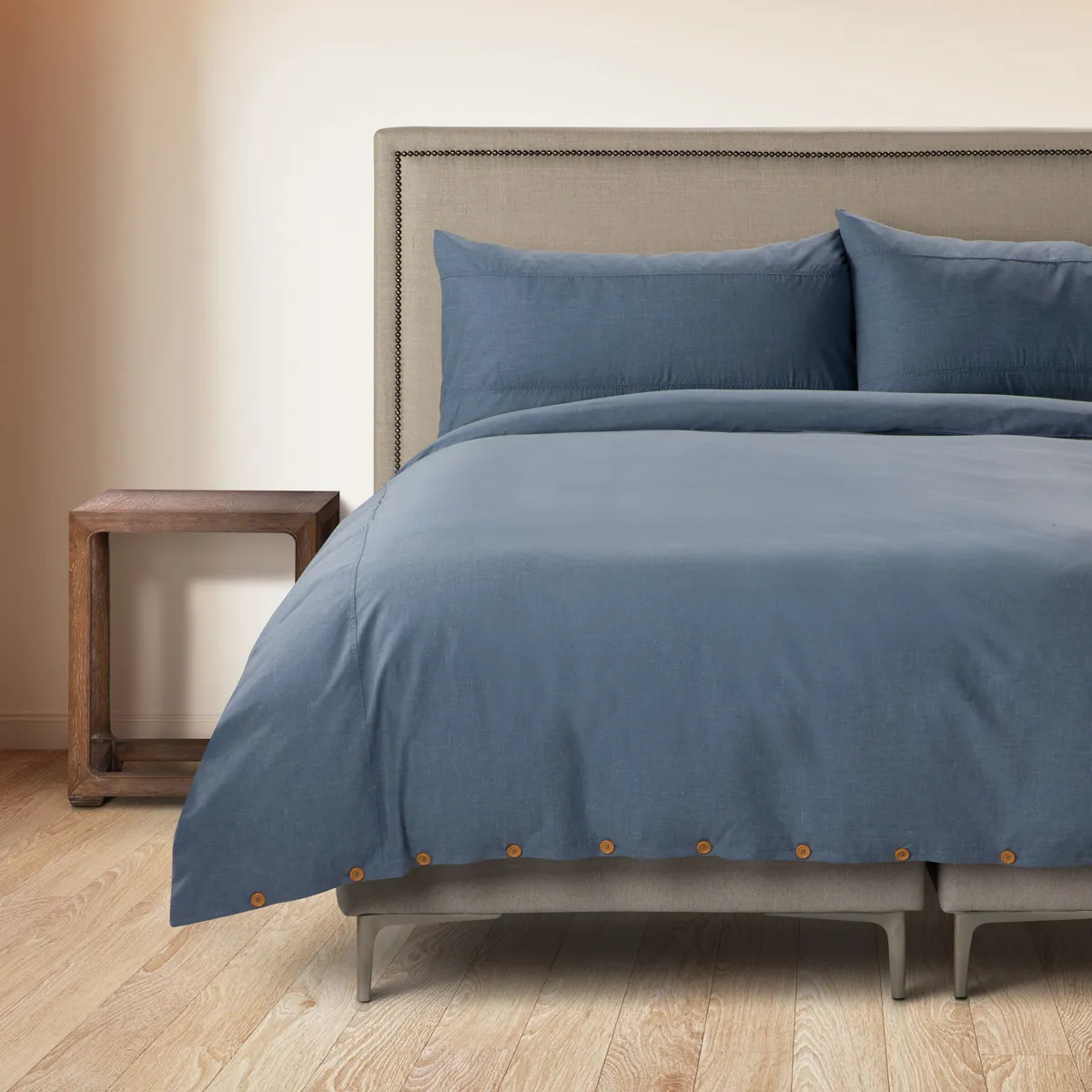 FUNDA PLUMÓN ROSEN KING 240 X 260 CM AZUL - 1