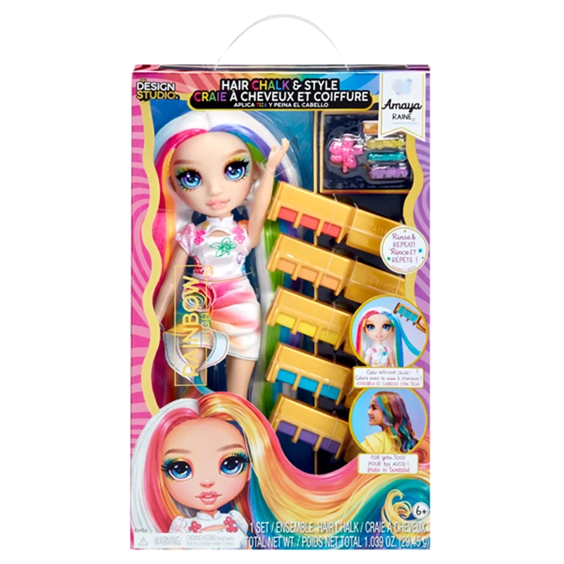 RAINBOW HIGH HAIR CHALK AND STYLE-AMAYA - 6